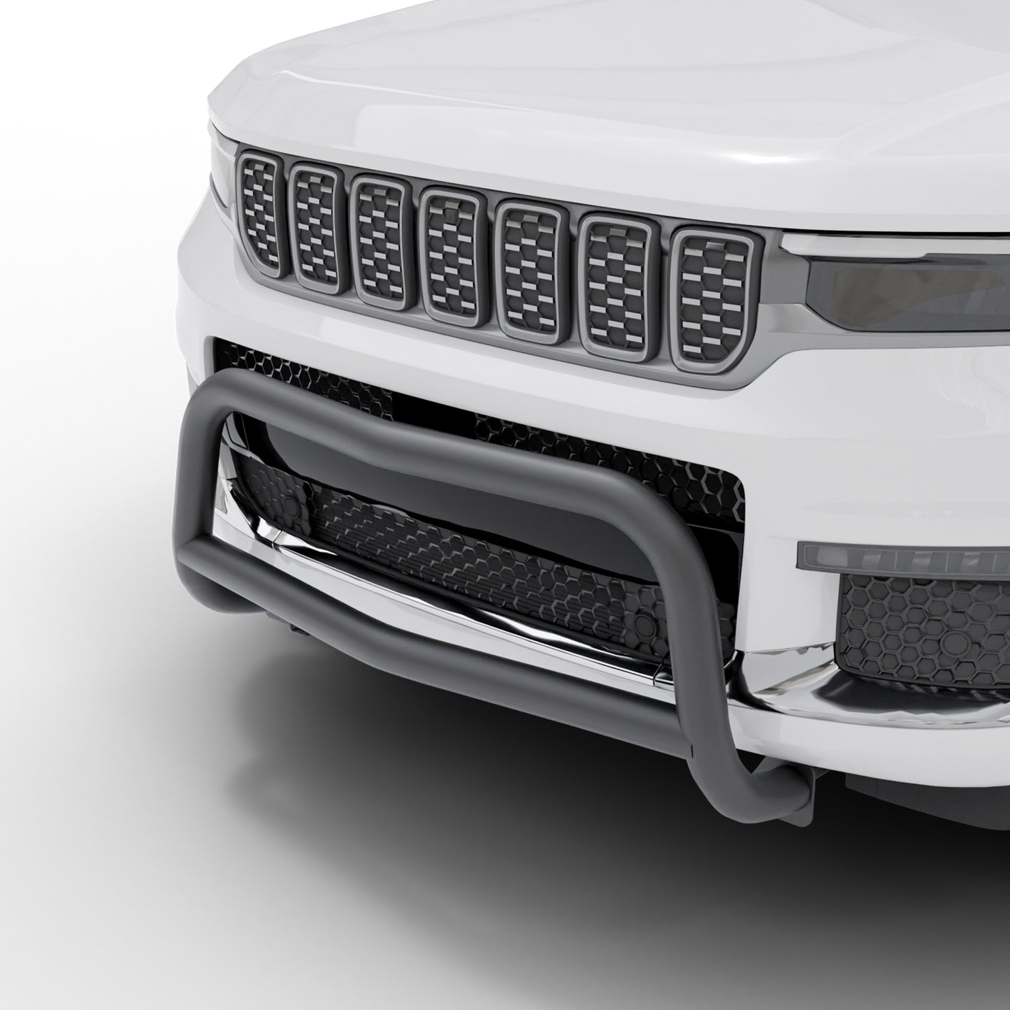 Vanguard Black Powdercoat Front Guards Bull Bars Bumper Guard for 2022-2024 jeep grand cherokee