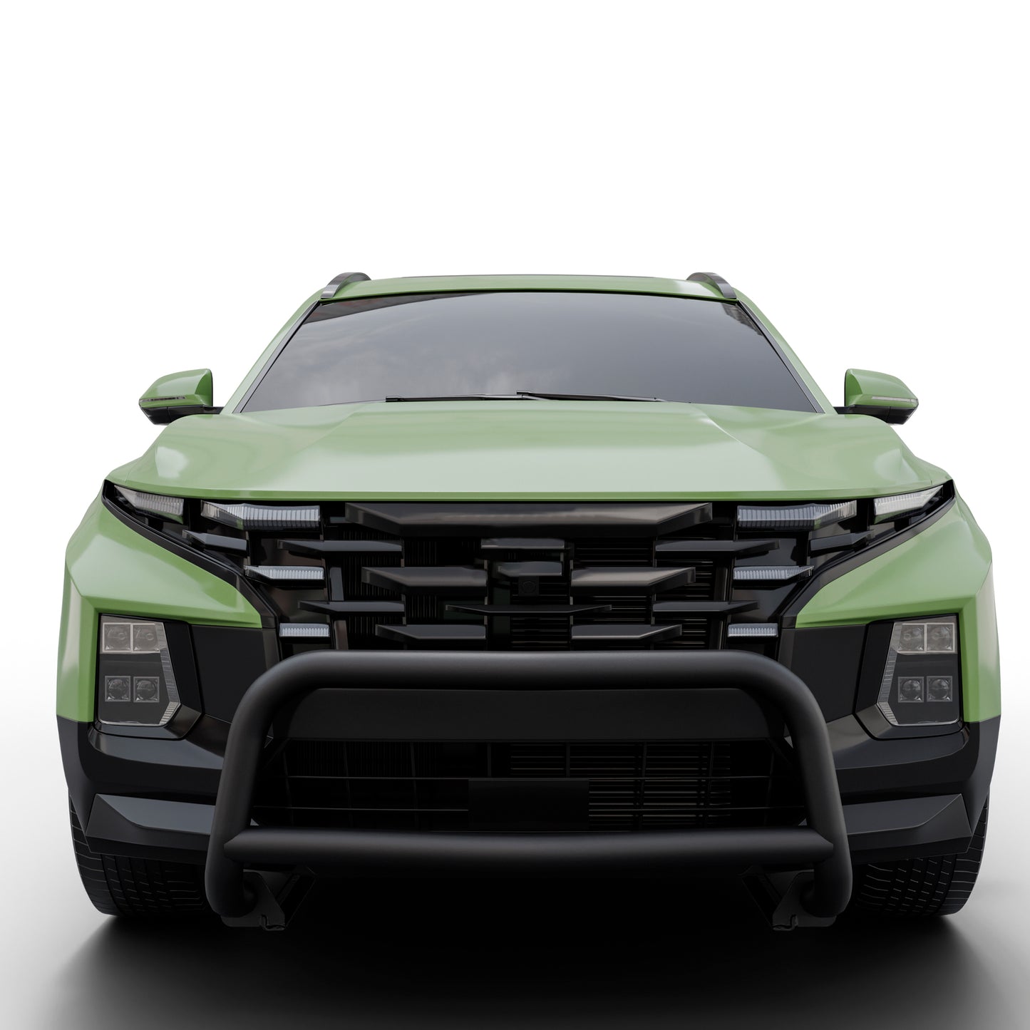 Vanguard Black Powdercoat Front Guards Bull Bars Bumper Guard for 2022-2024 hyundai santa cruz