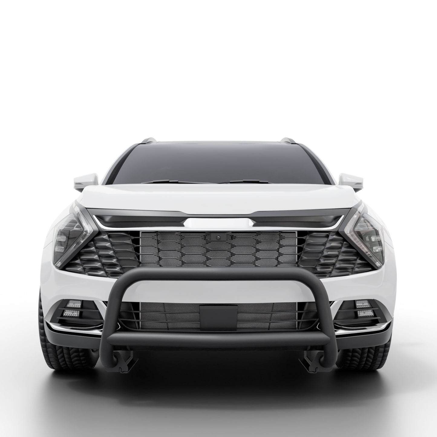 Vanguard Black Powdercoat Front Guards Bull Bars Bumper Guard for 2014-2024 infiniti qx80