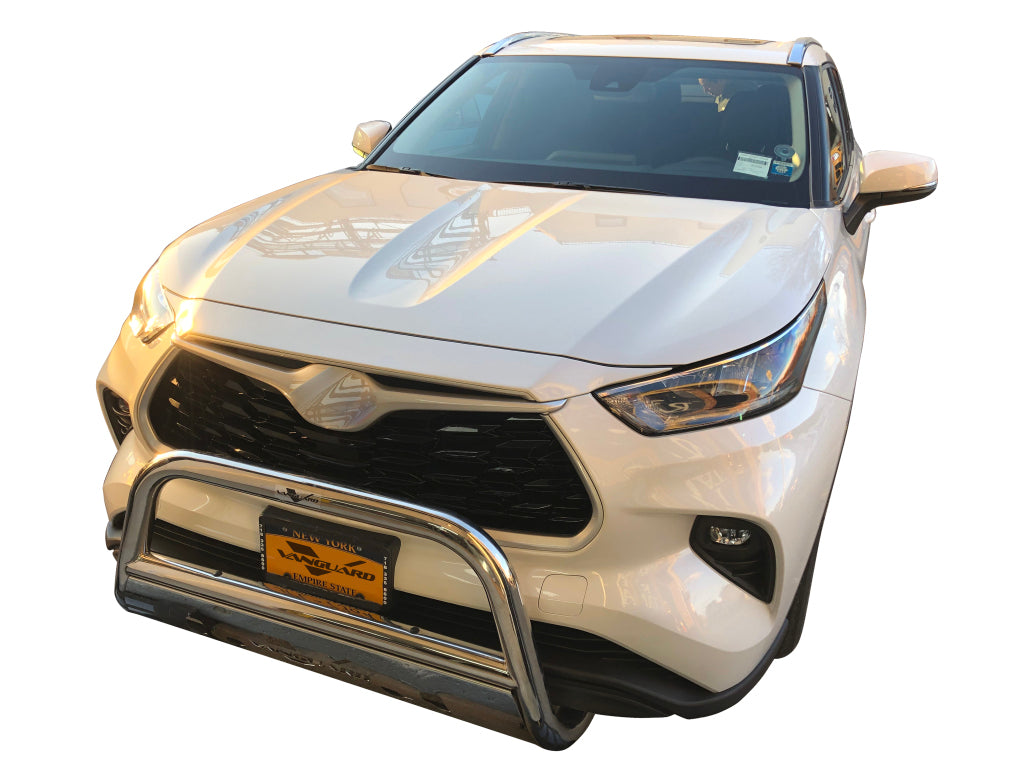 Vanguard Stainless Steel Front Guards Bull Bars Bumper Guard for 2020-2024 toyota highlander