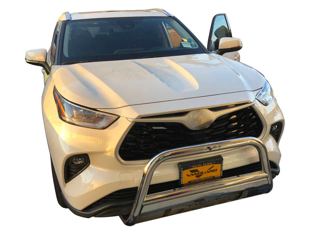 Vanguard Stainless Steel Front Guards Bull Bars Bumper Guard for 2020-2024 toyota highlander