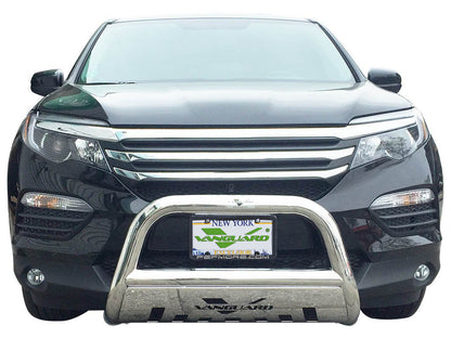 Vanguard Stainless Steel Front Guards Bull Bars Bumper Guard for 2016-2022 honda pilot nan