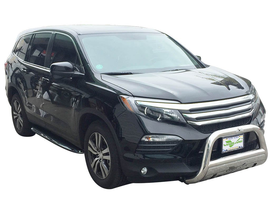 Vanguard Stainless Steel Front Guards Bull Bars Bumper Guard for 2016-2022 honda pilot nan