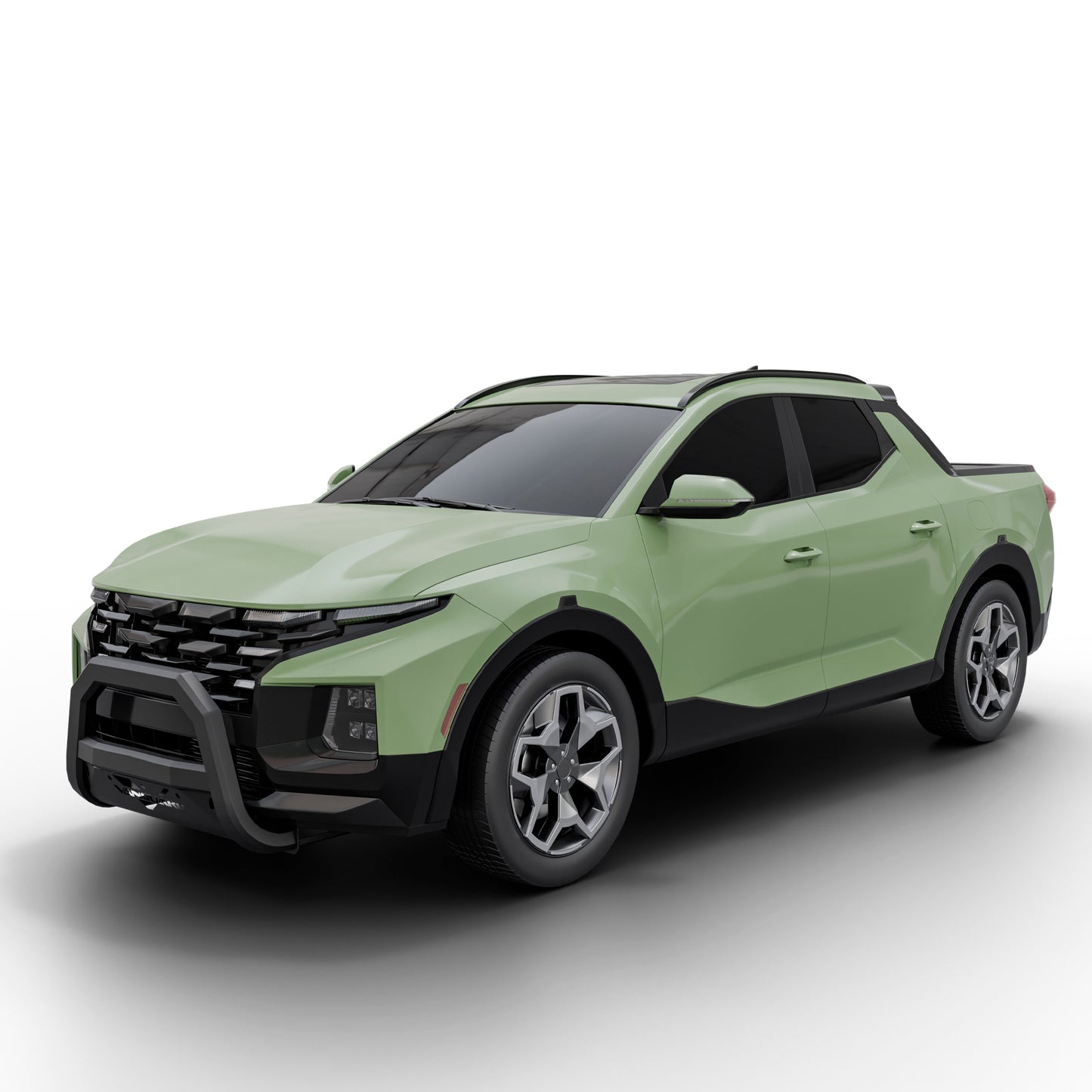 Vanguard Black Powdercoat Front Guards Bull Bars Bumper Guard for 2022-2024 hyundai santa cruz