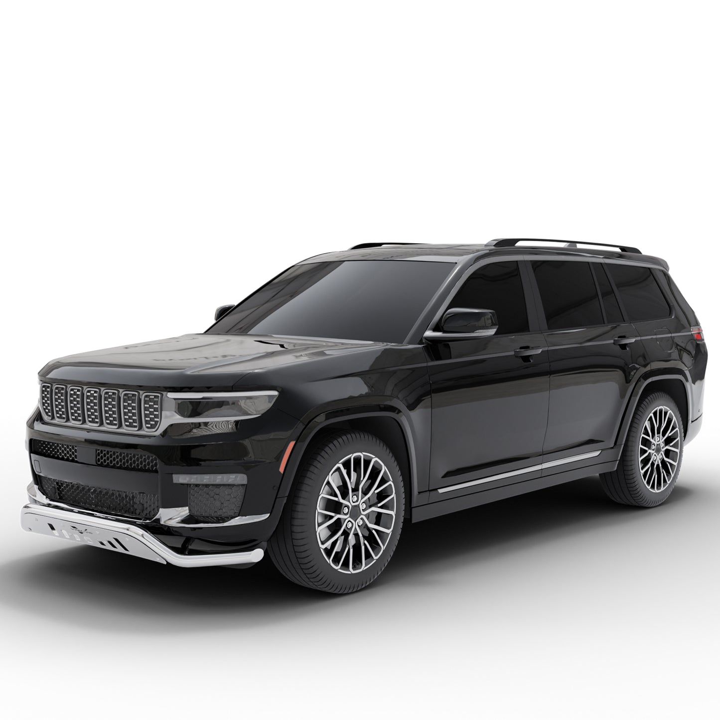 Vanguard Stainless Steel Front Guards Front Runners Bumper Guard for 2022-2024 jeep grand cherokee