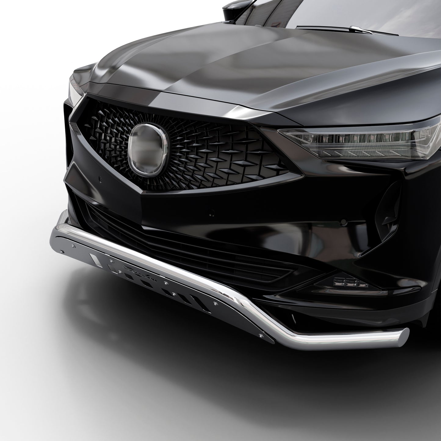 Vanguard Stainless Steel Front Guards Front Runners Bumper Guard for 2022-2024 acura rdx