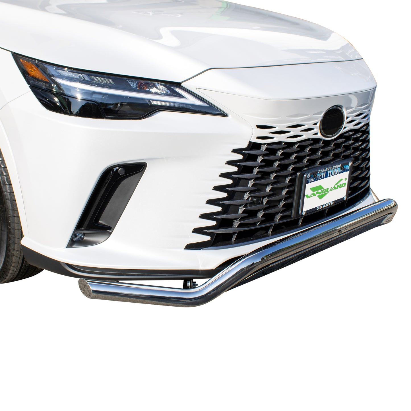 Vanguard Stainless Steel Front Guards Front Runners Bumper Guard for 2023-2025 lexus rx350h