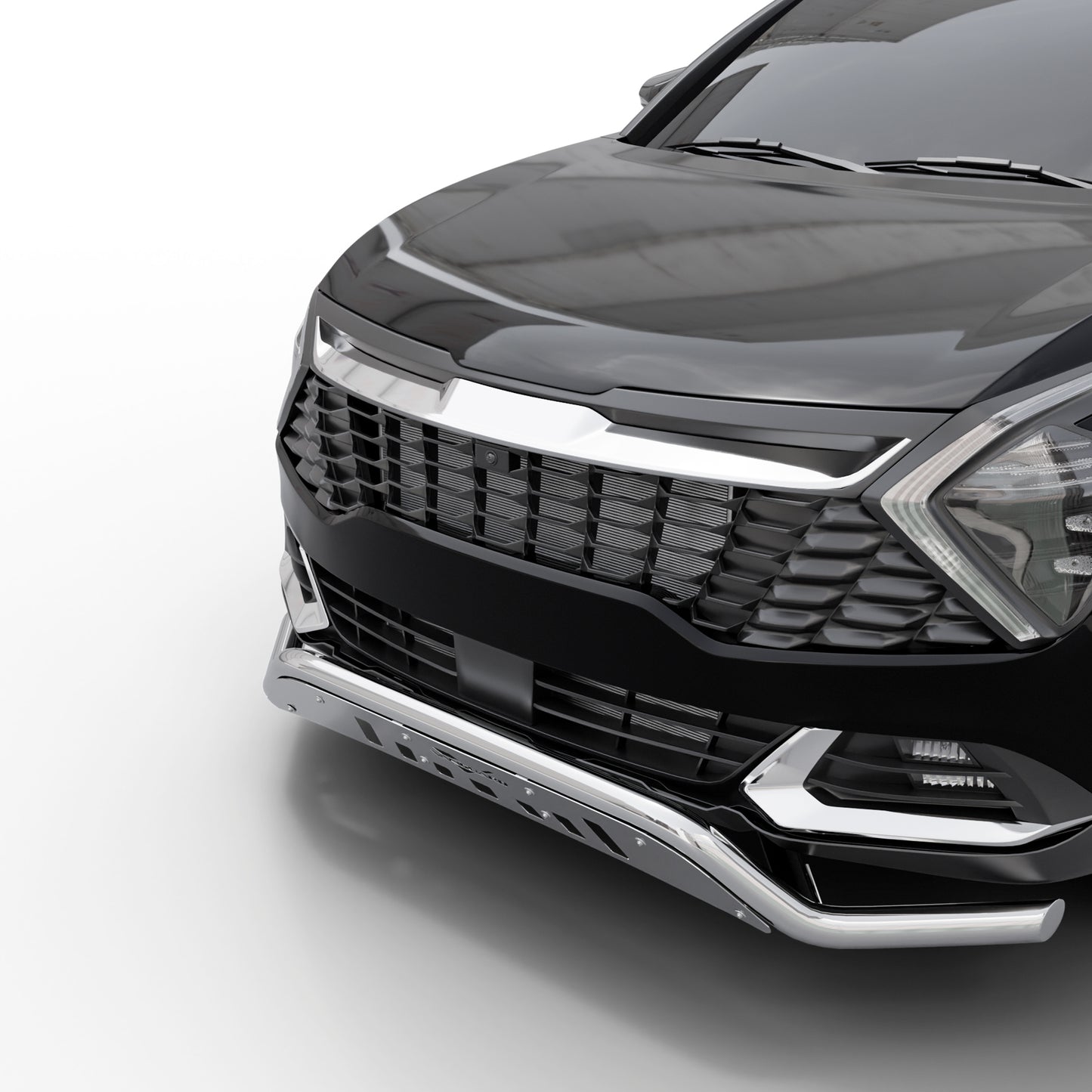 Vanguard Stainless Steel Front Guards Front Runners Bumper Guard for 2023-2025 kia sportage