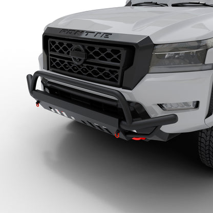 Vanguard Black Powdercoat Front Guards Front Runners Bumper Guard for 2022-2024 nissan frontier