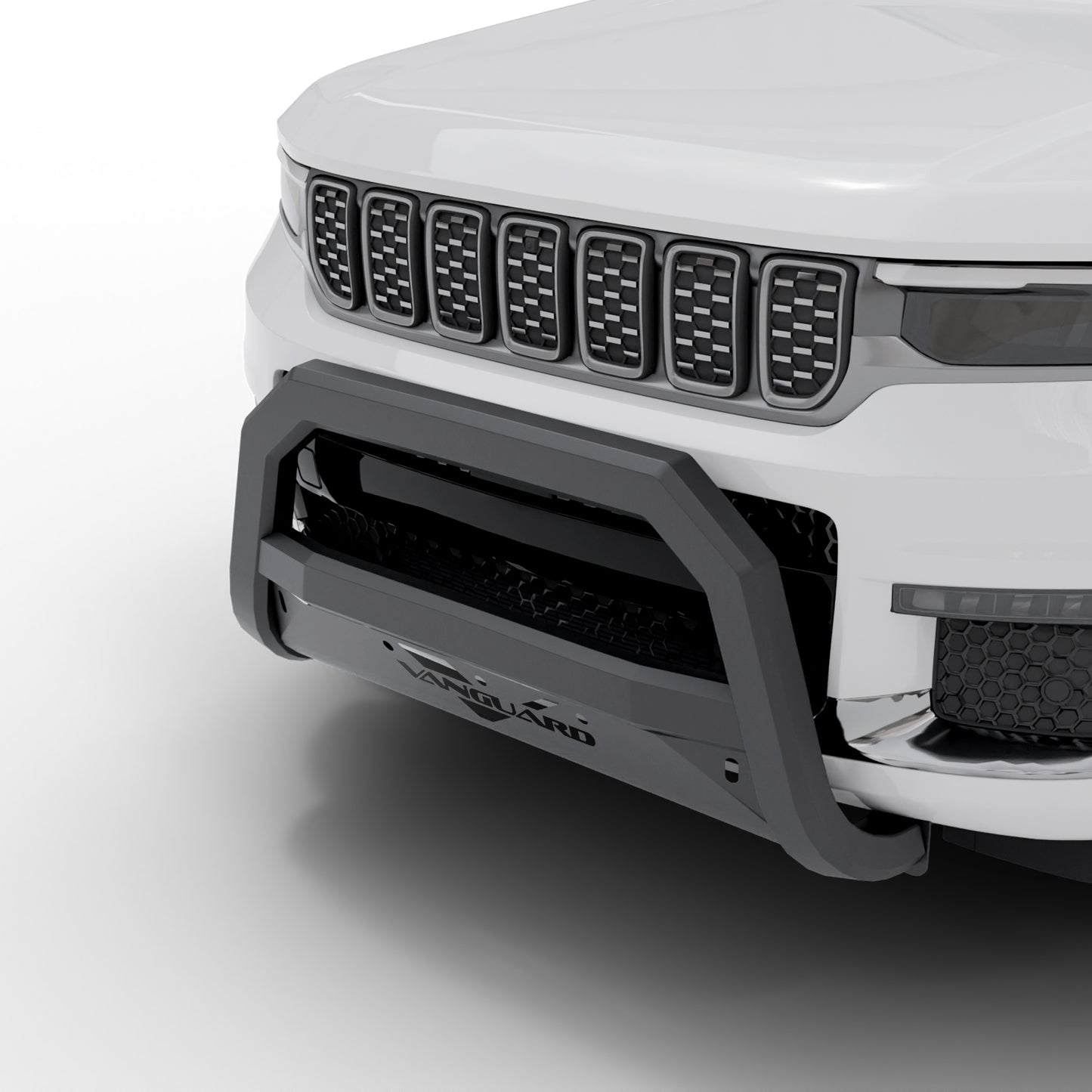 Vanguard Black Powdercoat Front Guards Bull Bars Bumper Guard for 2020-2025 jeep gladiator
