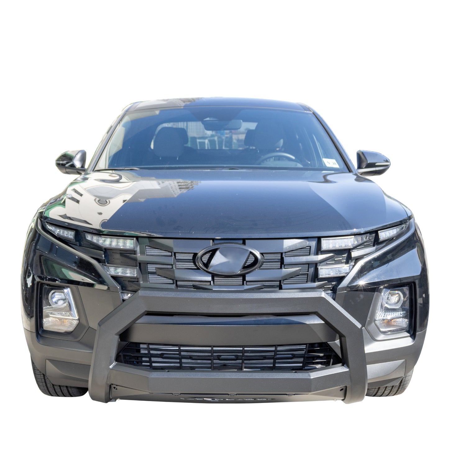 Vanguard Black Powdercoat Front Guards Bull Bars Bumper Guard for 2022-2024 hyundai santa cruz