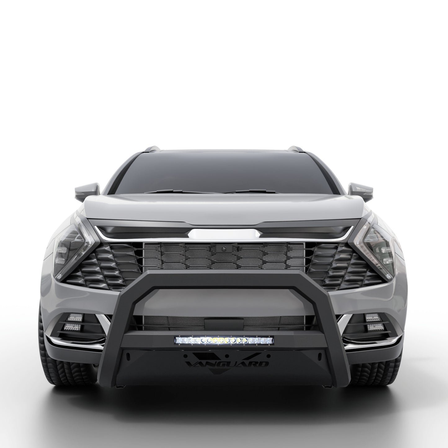 Vanguard Black Powdercoat Front Guards Bull Bars Bumper Guard for 2023-2025 kia sportage