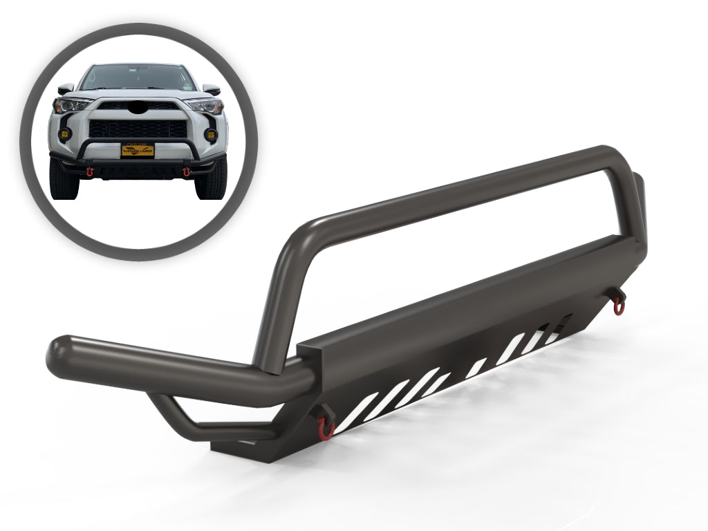 Vanguard Black Powdercoat Front Guards Front Runners Bumper Guard for 2014-2018 gmc sierra 1500 nan