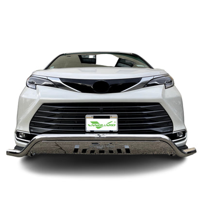 Vanguard Stainless Steel Front Guards Front Runners Bumper Guard for 2021-2025 toyota sienna