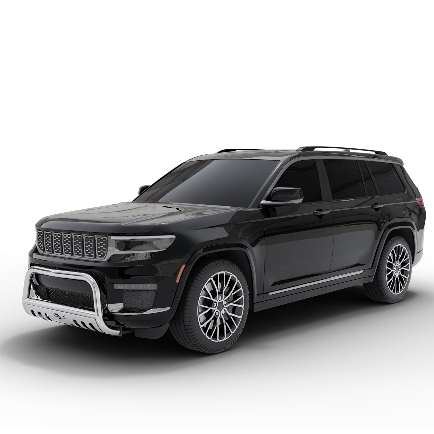 Vanguard Stainless Steel Front Guards Bull Bars Bumper Guard for 2021-2024 jeep grand cherokee l