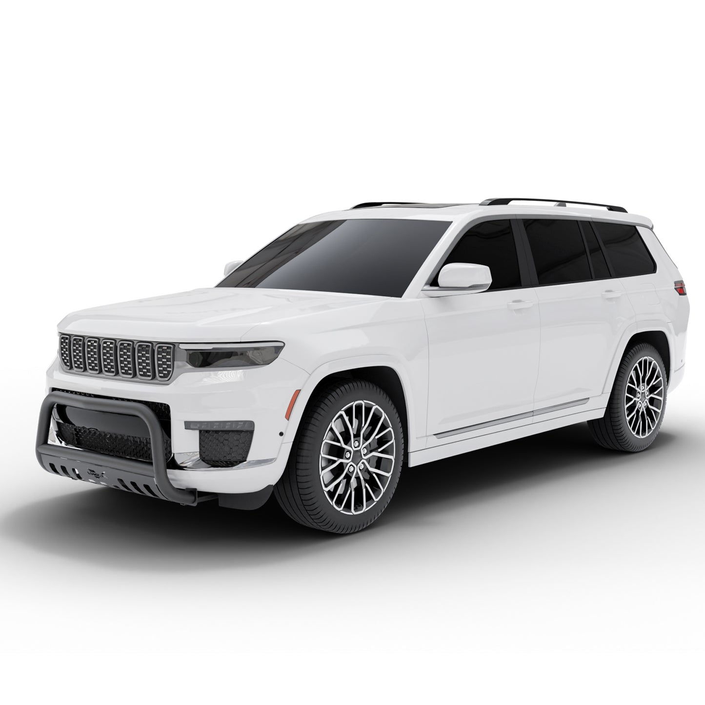 Vanguard Black Powdercoat Front Guards Bull Bars Bumper Guard for 2021-2024 jeep grand cherokee l