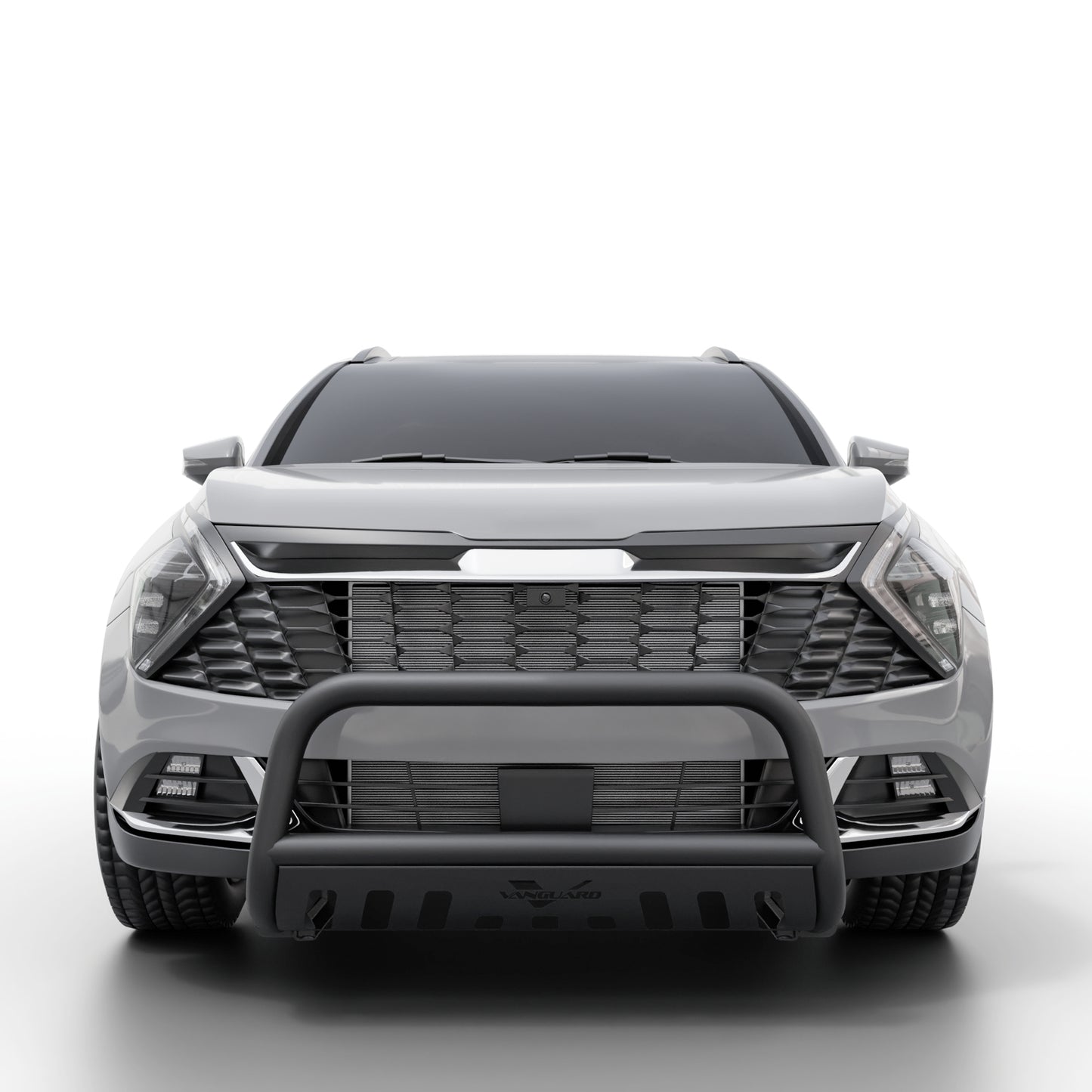 Vanguard Black Powdercoat Front Guards Bull Bars Bumper Guard for 2014-2024 infiniti qx80