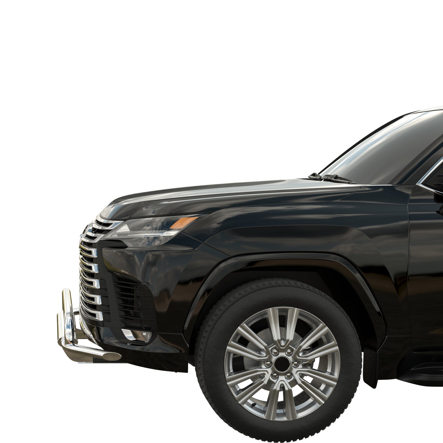 Vanguard Stainless Steel Front Guards Front Runners Bumper Guard for 2022-2024 lexus lx600