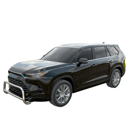 Vanguard Silver Front Guards Front Bumper Bumper for 2024-2025 toyota grand highlander