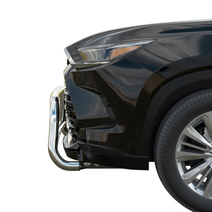 Vanguard Silver Front Guards Front Bumper Bumper for 2024-2025 toyota grand highlander