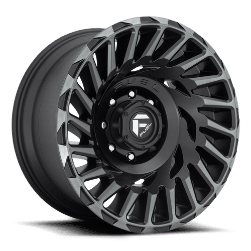 Fuel D683 CYCLONE MATTE MACHINED DOUBLE DARK TINT 20x10 8x180 Wheels | Offset: -18 | Backspace: 6.21 | Bore: 124.2