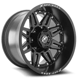 XF OFFROAD XF-204 Matte Black 20x10 5x139.7/5x150 Wheels | Offset: -12 | Backspace: 127.4 | Bore: 110.3
