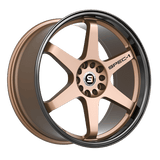 SPEC-1 RACING SPT-33MZBL Matte Bronze Black Lip 18x8.5 5x114.3/5x120 Wheels | Offset: 38 | Backspace: 6.25 | Bore: 73.1