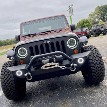 Oracle 7in High Powered LED Headlights - Black Bezel - Dynamic - Dynamic