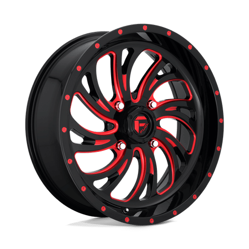 Fuel D642 GLOSS BLACK RED TINTED CLEAR 20x7 4x137 Wheels | Offset: 13 | Backspace: 4.51 | Bore: 110.1