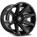 XF OFFROAD XF-220 Gloss Black Milled 17x9 5x127/5x139.7 Wheels | Offset: 12 | Backspace: nan | Bore: 125.2