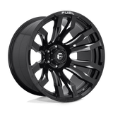 Fuel D673 GLOSS BLACK MILLED 22x12 6x135 Wheels | Offset: -44 | Backspace: 4.77 | Bore: 87.1