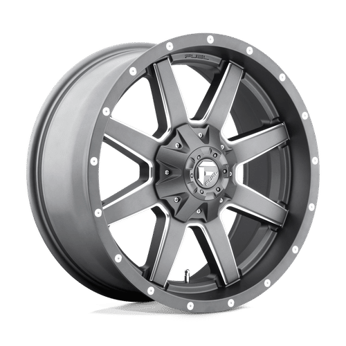 Fuel D542 MATTE GUN METAL MILLED 20x9 6x135/6x139.7 Wheels | Offset: 20 | Backspace: 5.79 | Bore: 106.1