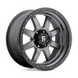 Fuel D552 MATTE GUN METAL BLACK BEAD RING 17x8.5 6x139.7 Wheels | Offset: 6 | Backspace: 4.99 | Bore: 108