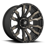 Fuel D674 BLITZ MATTE BLACK DOUBLE DARK TINT 22x12 8x180 Wheels | Offset: -44 | Backspace: 8.23 | Bore: 125.1