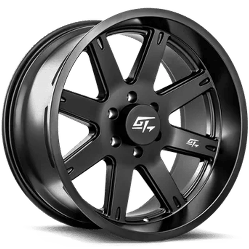 GT OFFROAD Invasion Satin Black Satin Black 17x9 6x135/6x139.7 Wheels | Offset: 12 | Backspace: 5.5 | Bore: 106.1