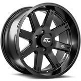 GT OFFROAD Invasion Satin Black Satin Black 17x9 6x135/6x139.7 Wheels | Offset: 12 | Backspace: 5.5 | Bore: 106.1
