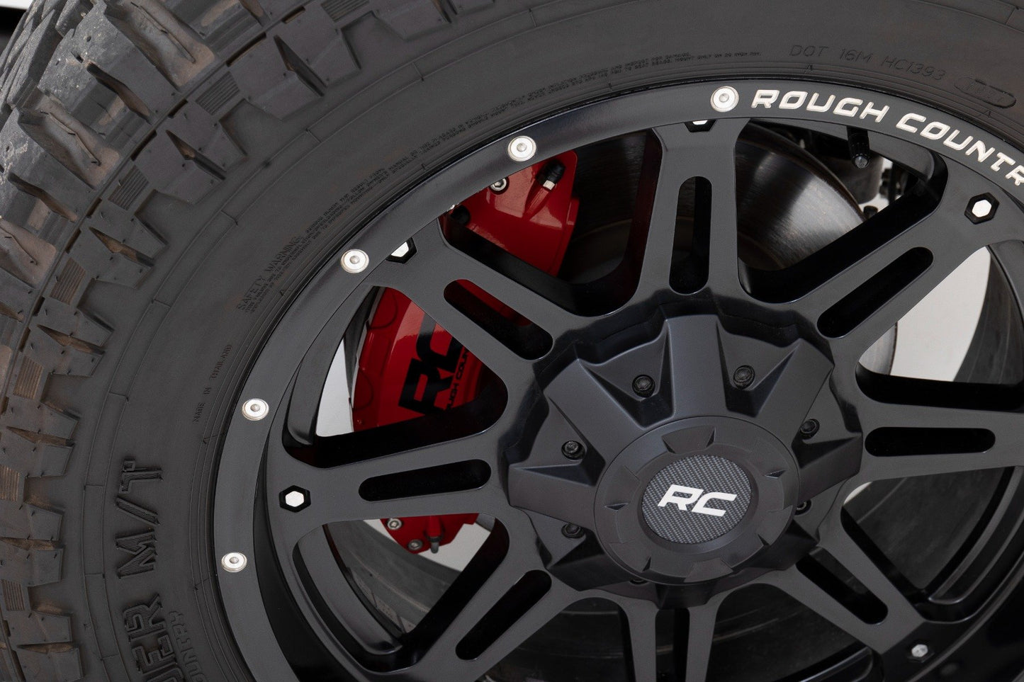 Caliper Covers | Rear | Red | Non-Sport | Jeep Gladiator JT (20-24)/Wrangler JL (18-24)