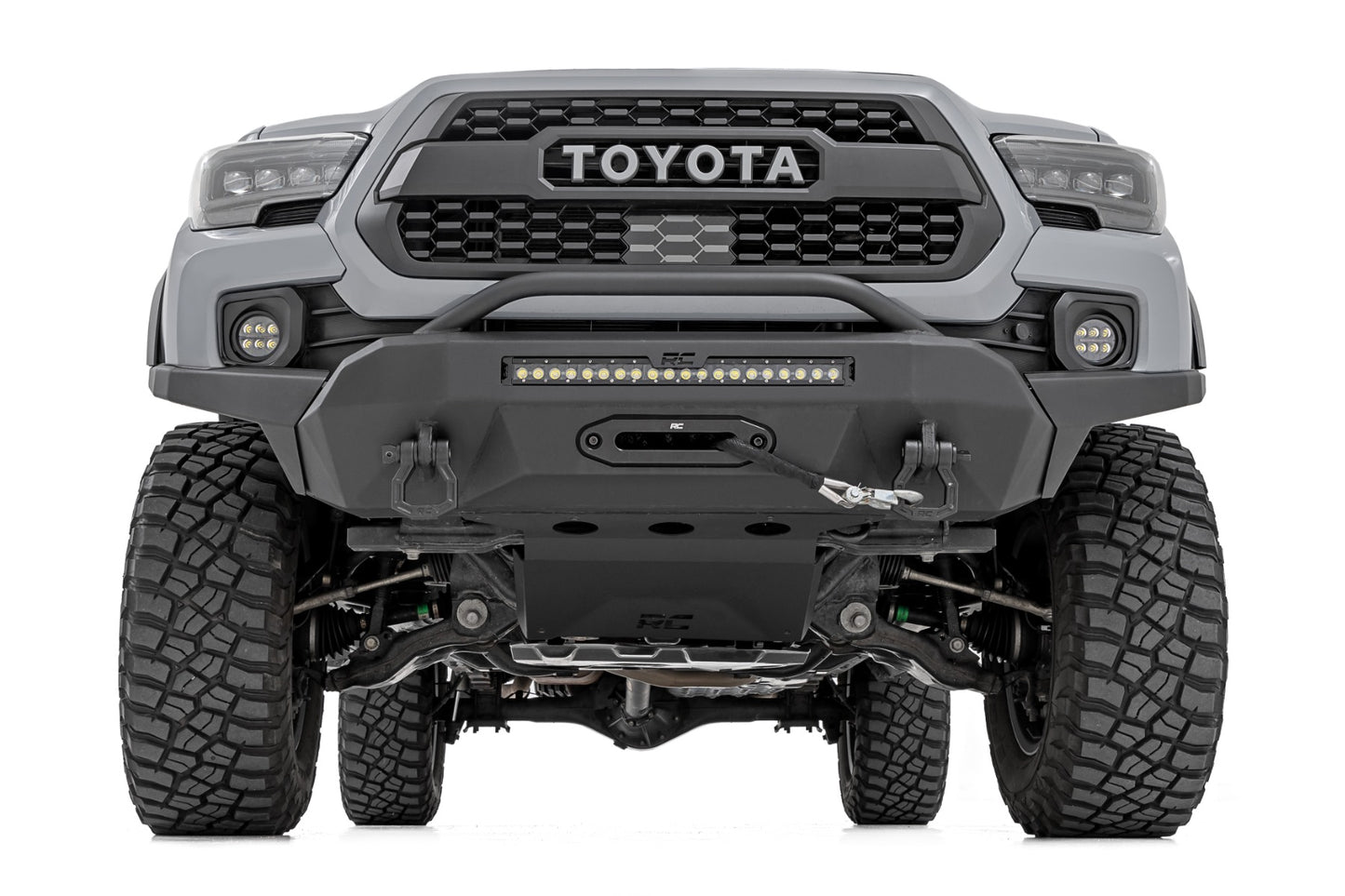 LED Fog Light Kit | 3.5 Inch Round Black Series | Amber DRL | Toyota Tacoma (16-22)