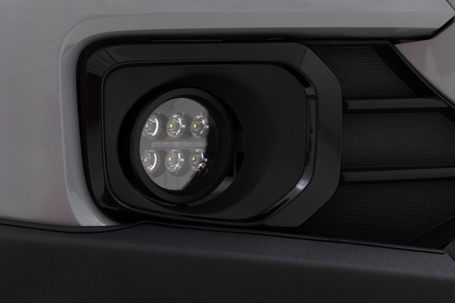 LED Fog Light Kit | 3.5 Inch Round Black Series | Amber DRL | Toyota Tacoma (16-22)