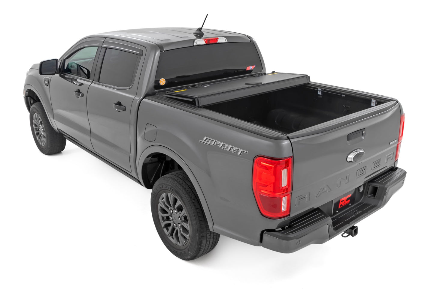 Hard Tri-Fold Flip Up Bed Cover | 6' Bed | Ford Ranger 2WD/4WD (19-23)