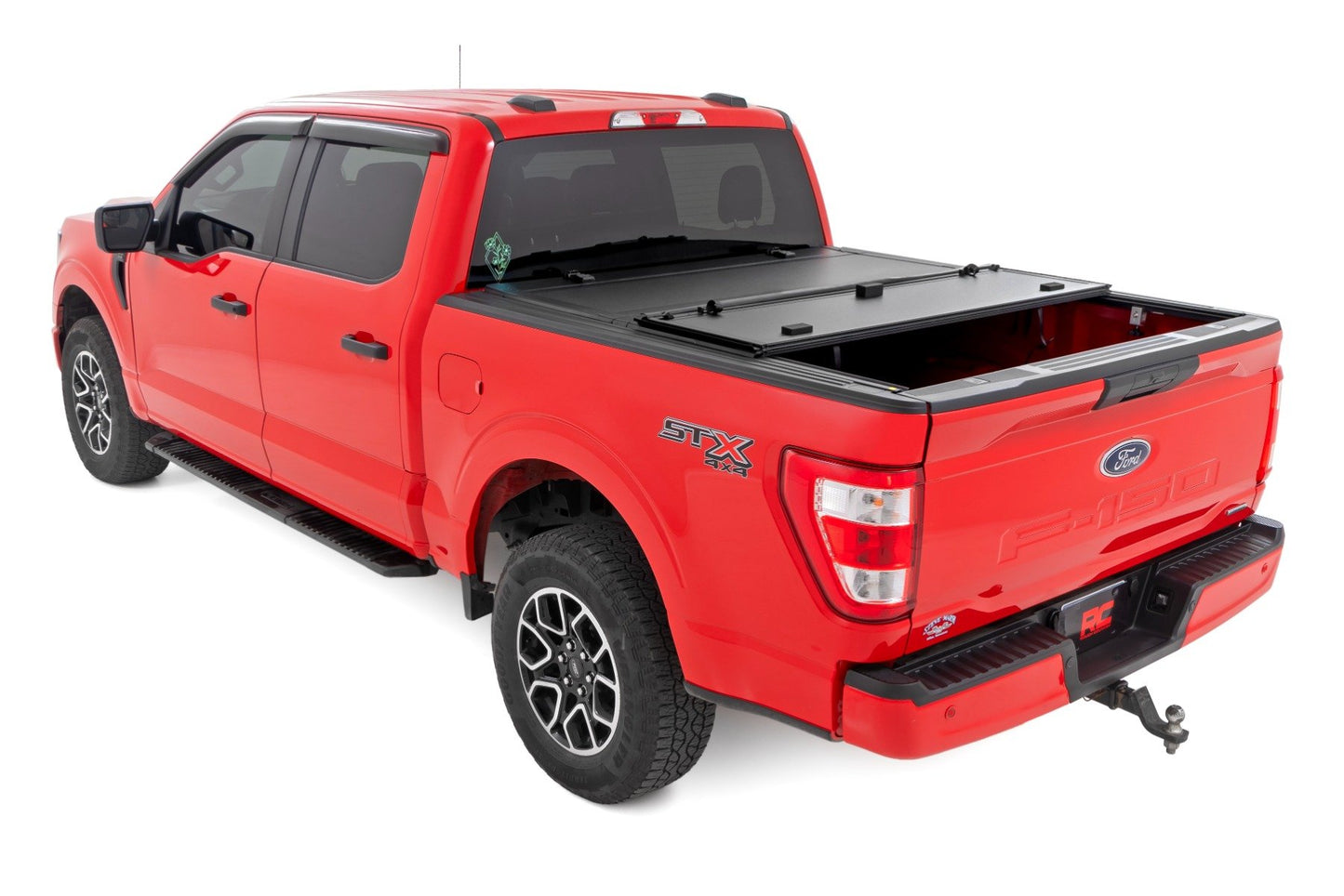 Hard Tri-Fold Flip Up Bed Cover | 5'7" Bed | Ford F-150 (15-20)