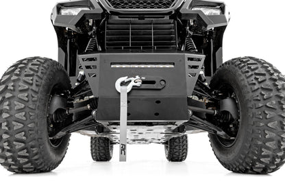 Winch Plate | 10" Black Slimline | Honda SXS520M2 Pioneer 520 (22-23)