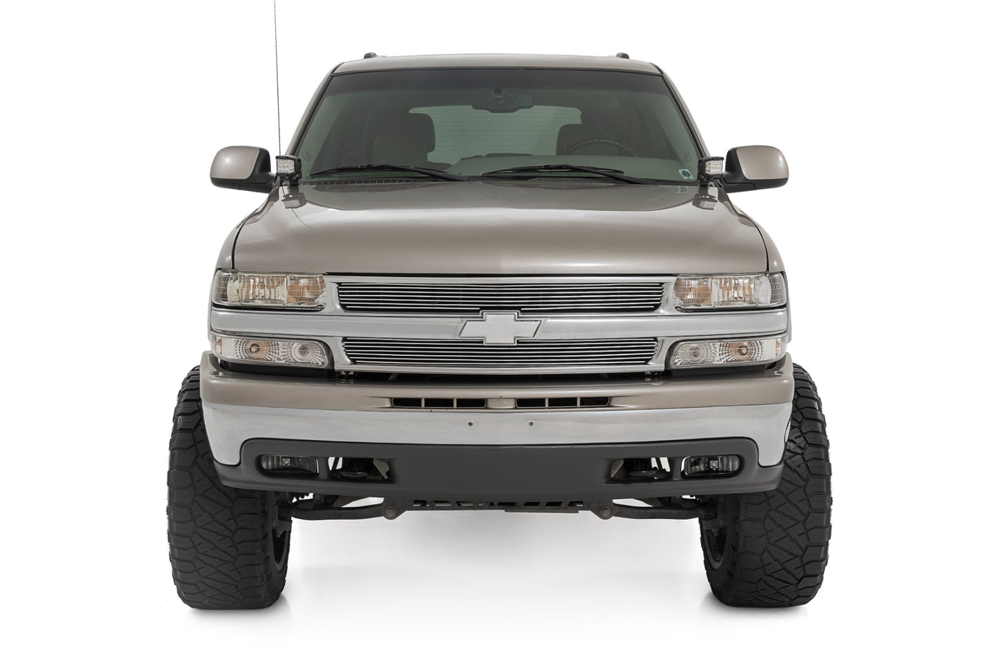 LED Light Kit | Ditch Mount | 2" Black Pair | Amber DRL | Chevy 1500 (99-06)
