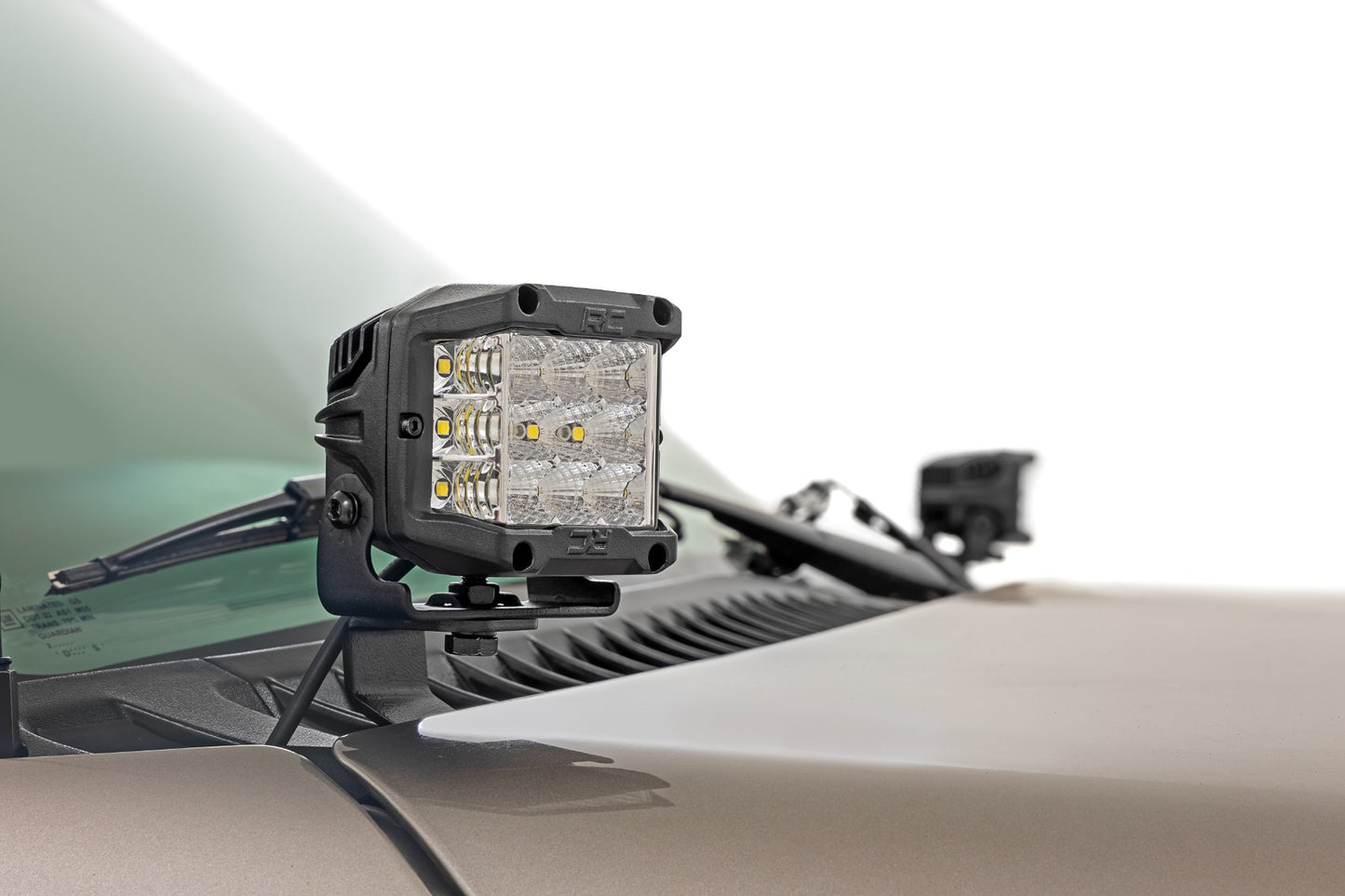 LED Light Kit | Ditch Mount | 2" Black Pair | White DRL | Chevy 1500 (99-06)