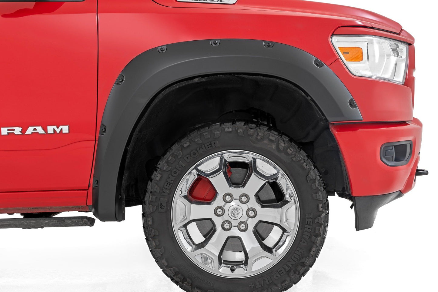 Pocket Fender Flares | PRP Deep Cherry Red Crystal | Ram 1500 2WD/4WD (2019-2024)
