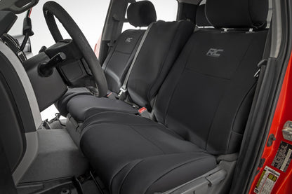Seat Covers | FR w/ Jump Seat and Rear w/o armrest| Toyota Tundra 2WD/4WD (07-13)