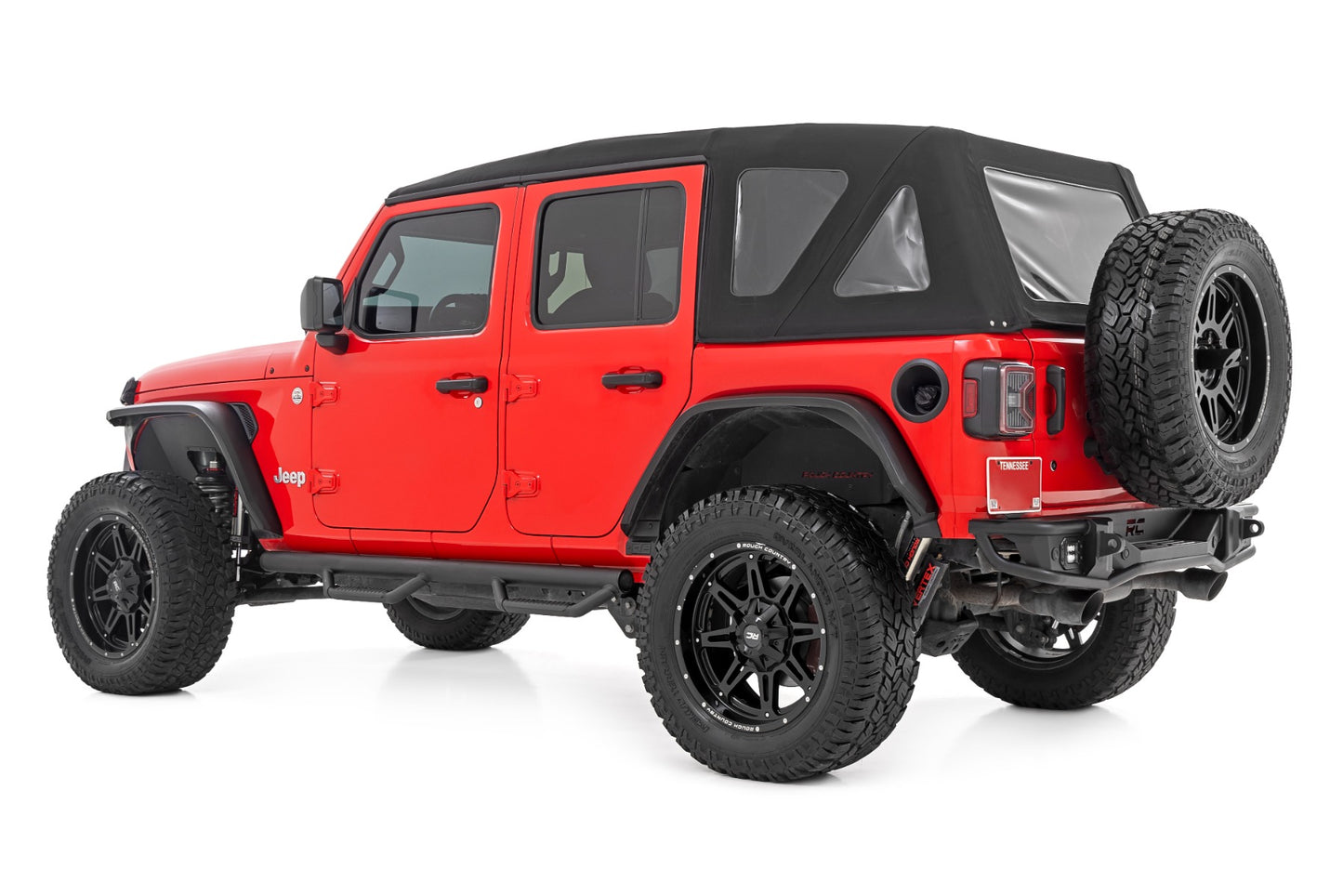 Nerf Steps | Wheel to Wheel | 4 Door | Jeep Wrangler Unlimited (18-24)
