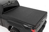 Soft Tri-Fold Bed Cover | 5'7" Bed | with and w/o OE Rail | Toyota Tundra (22-25)