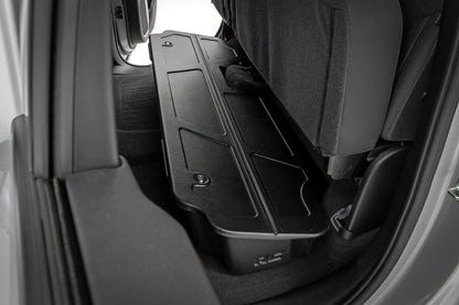 Under Seat Storage with Locking Lid | Double Cab | Chevy/GMC 1500/2500HD/3500HD (19-26 & Classic)