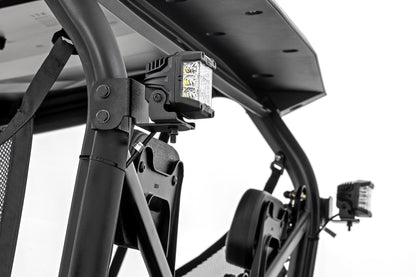 LED Light Kit | Rear Mount | 2" Black Pair | White DRL | Segway 570 F